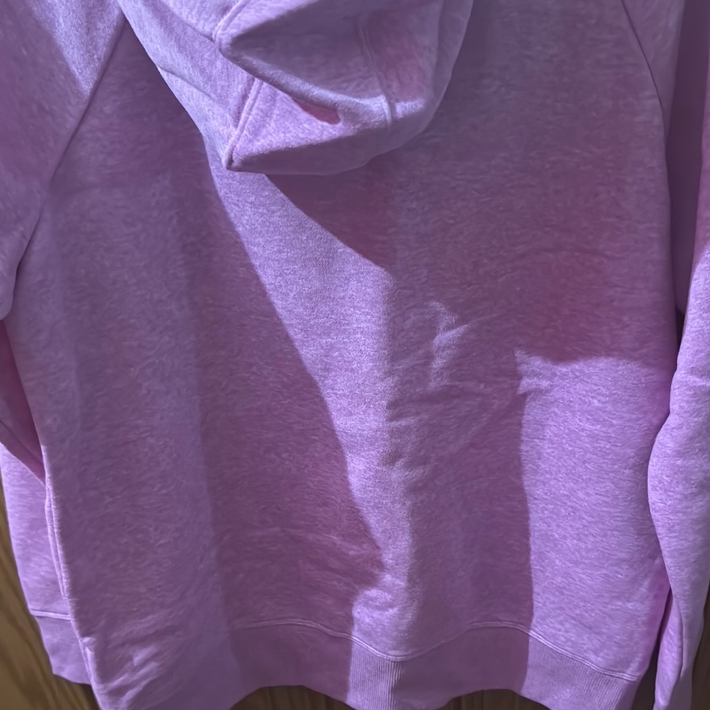Under Armour Light Pink Hoodie with Logo Never worn - Picture 6 of 7